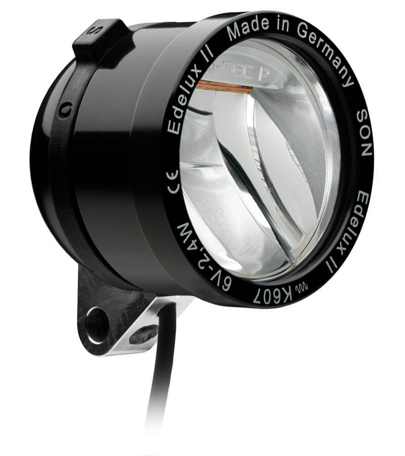 Edelux II, 60 cm cable, connectors fitted, black anodized