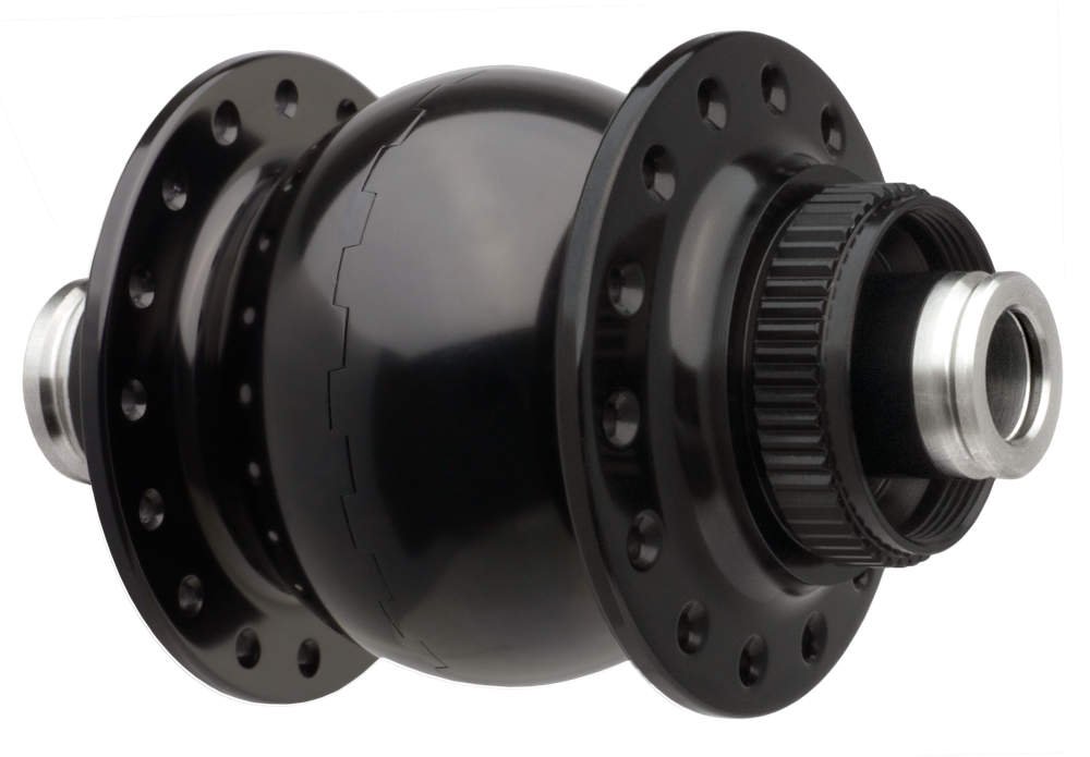SON 28 12 110 disc center lock, black anodized, 32 hole