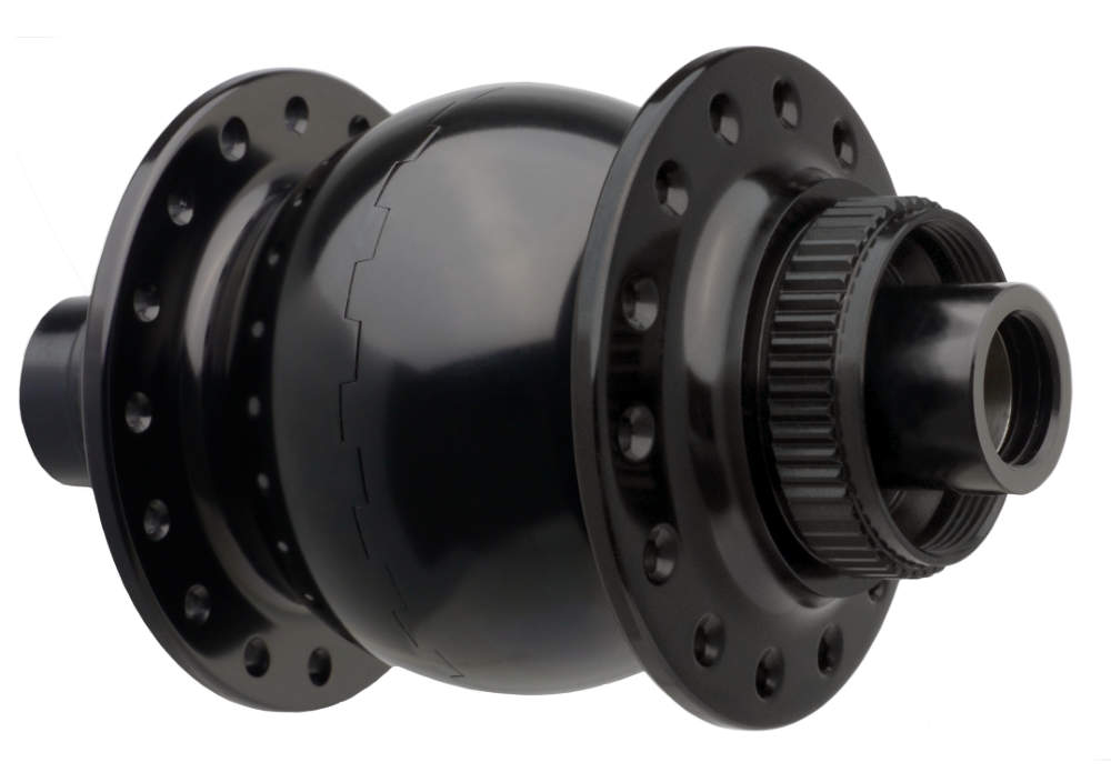 SON 28 15 110 disc center lock*, black anodized, 32 hole