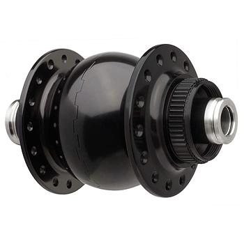 SON 28 12 110 disc center lock, black anodized, 32 hole
